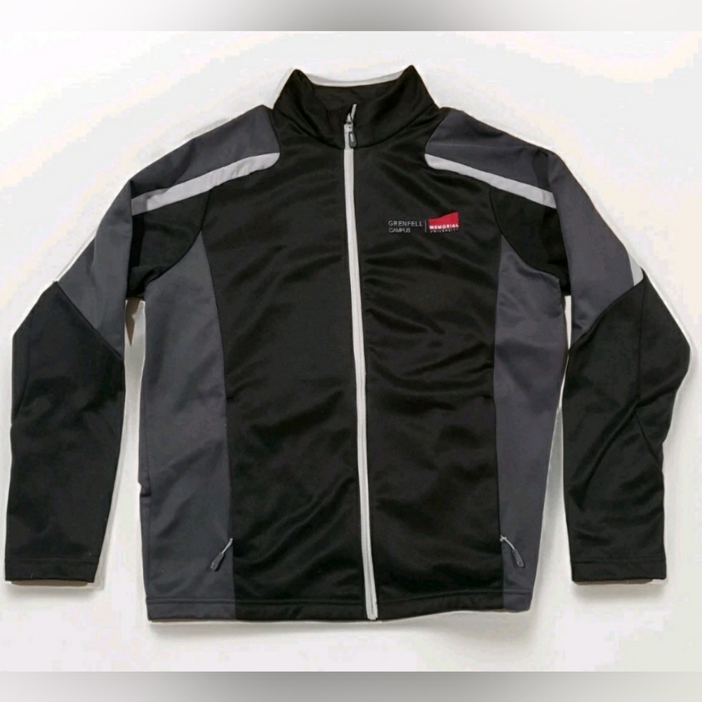 North End Mens Carbon Strike Colorblock Fleece Jacket (L) Memorial University